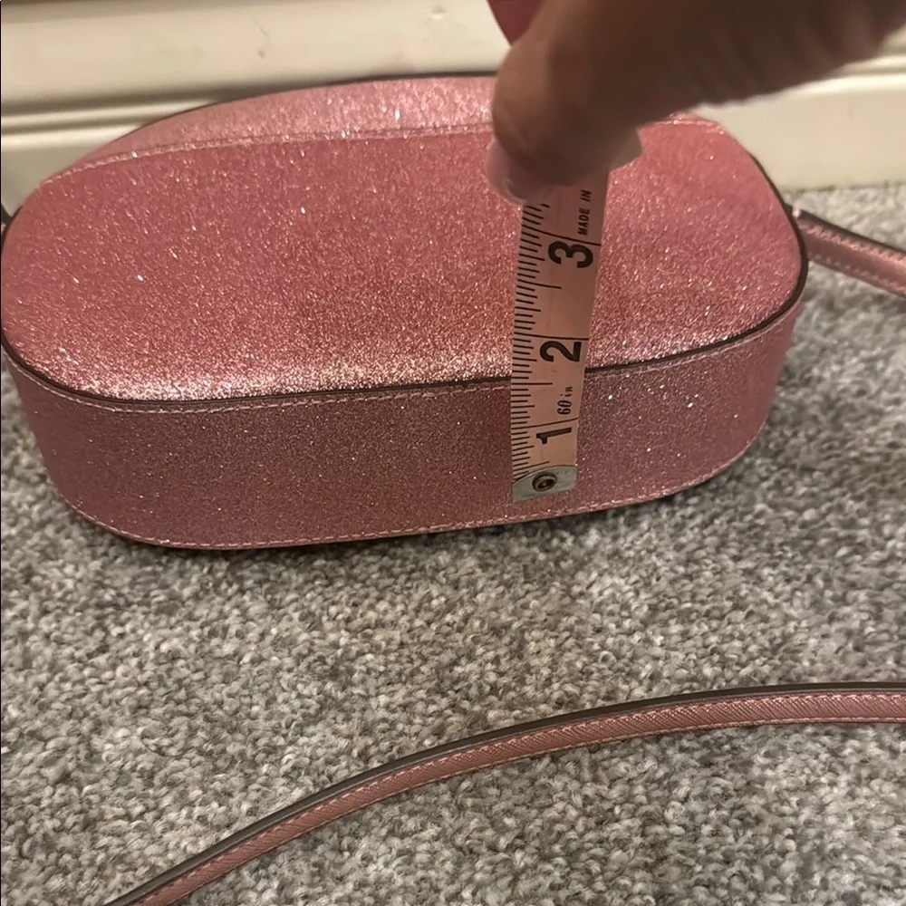 Kate Spade New York Pink Glitter Crossbody Bag